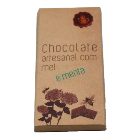 Chocolate de mel e mentol 125g