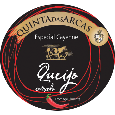 QUEIJO ESPECIAL CAYENNE - Quinta das Arcas 1/2Kg