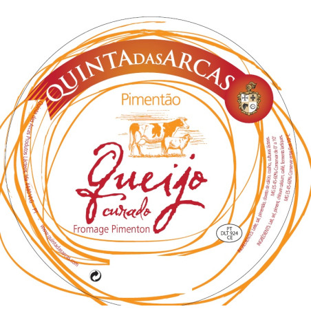 QUEIJO PIMENTÃO - Quinta das Arcas 1/2 kg
